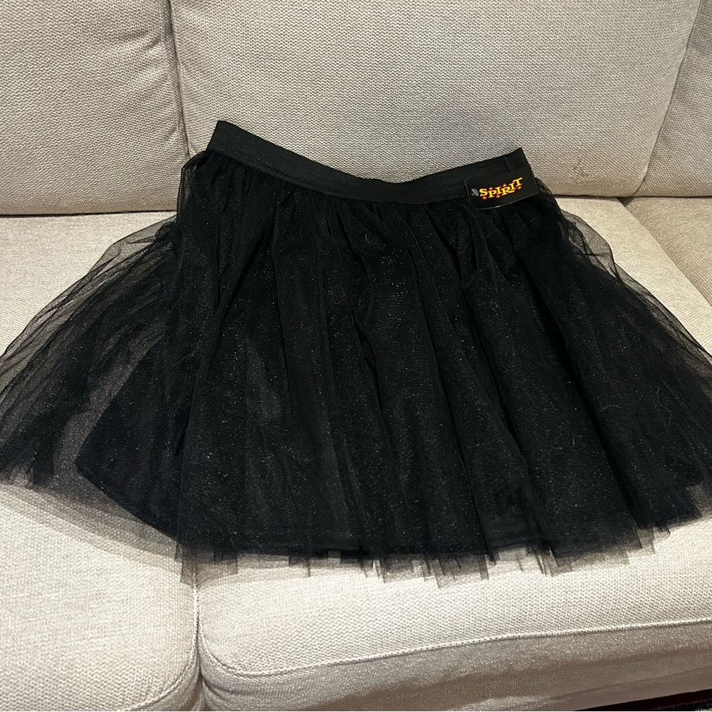 Spirit Black Glitter Tulle Skirt